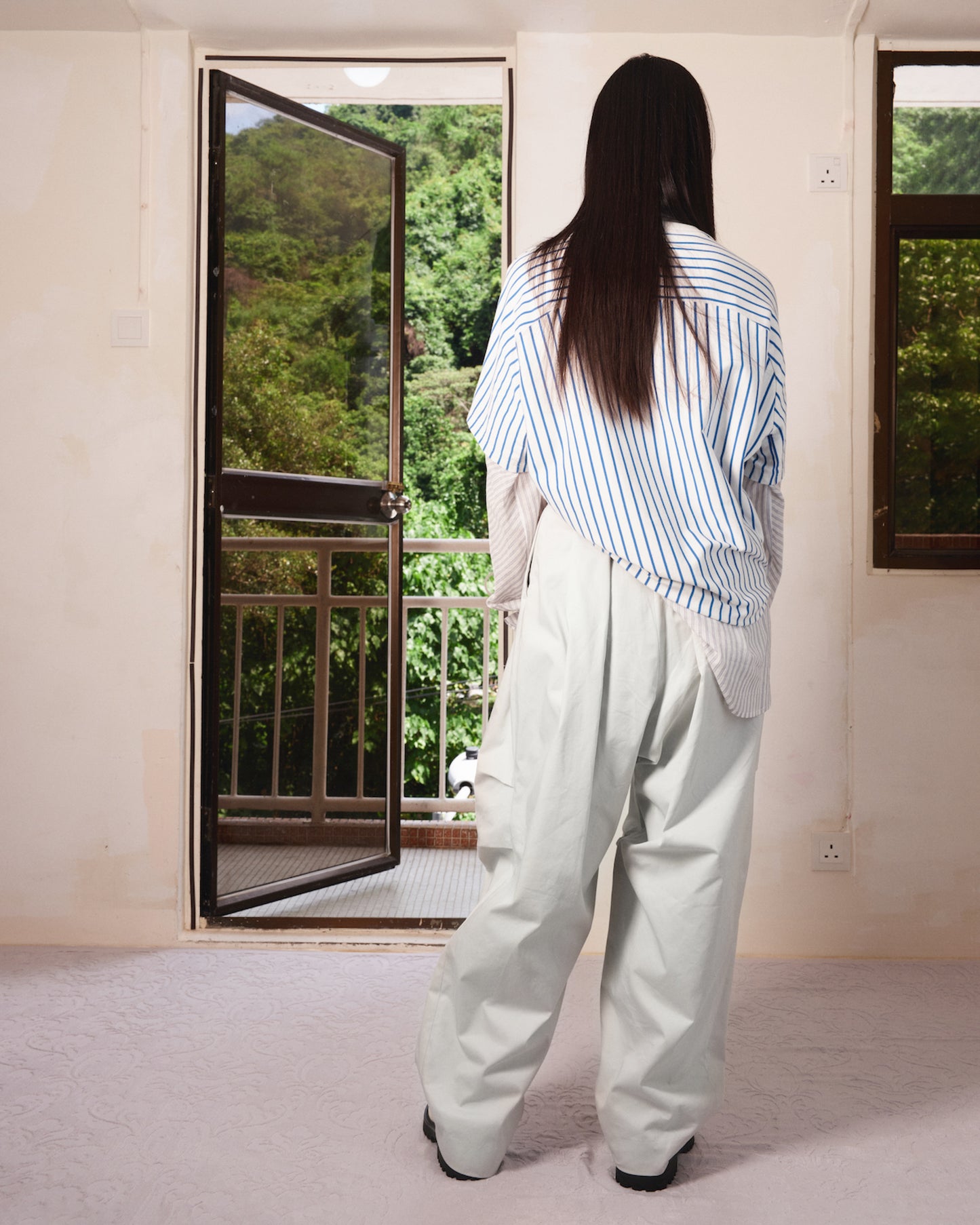 Vertical Stripes Short Sleeves Tee - MH26AT01A