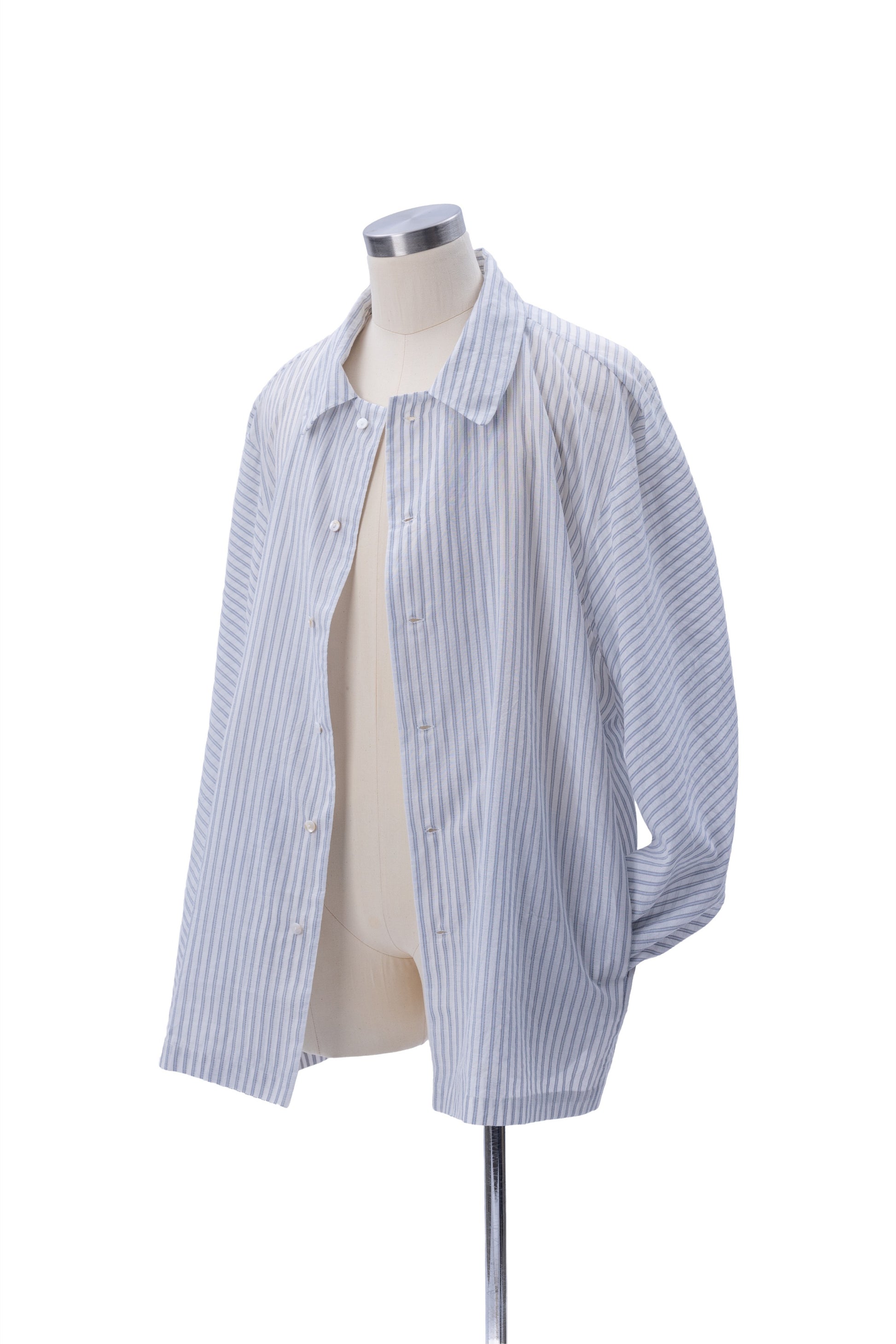 “Stripes-Play” Light Weight Shirt Jacket - MH26AJK03A
