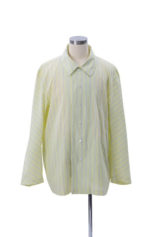 “Stripes-Play” Wrinkled Shirt Jacket - MH26AJK03B