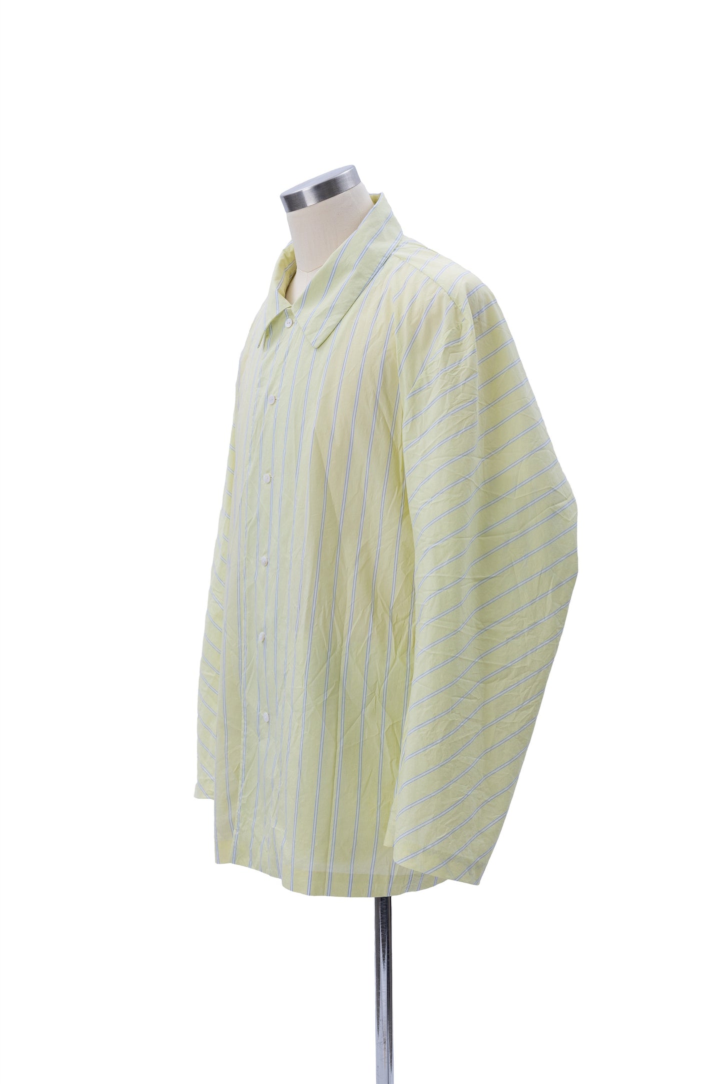 “Stripes-Play” Wrinkled Shirt Jacket - MH26AJK03B