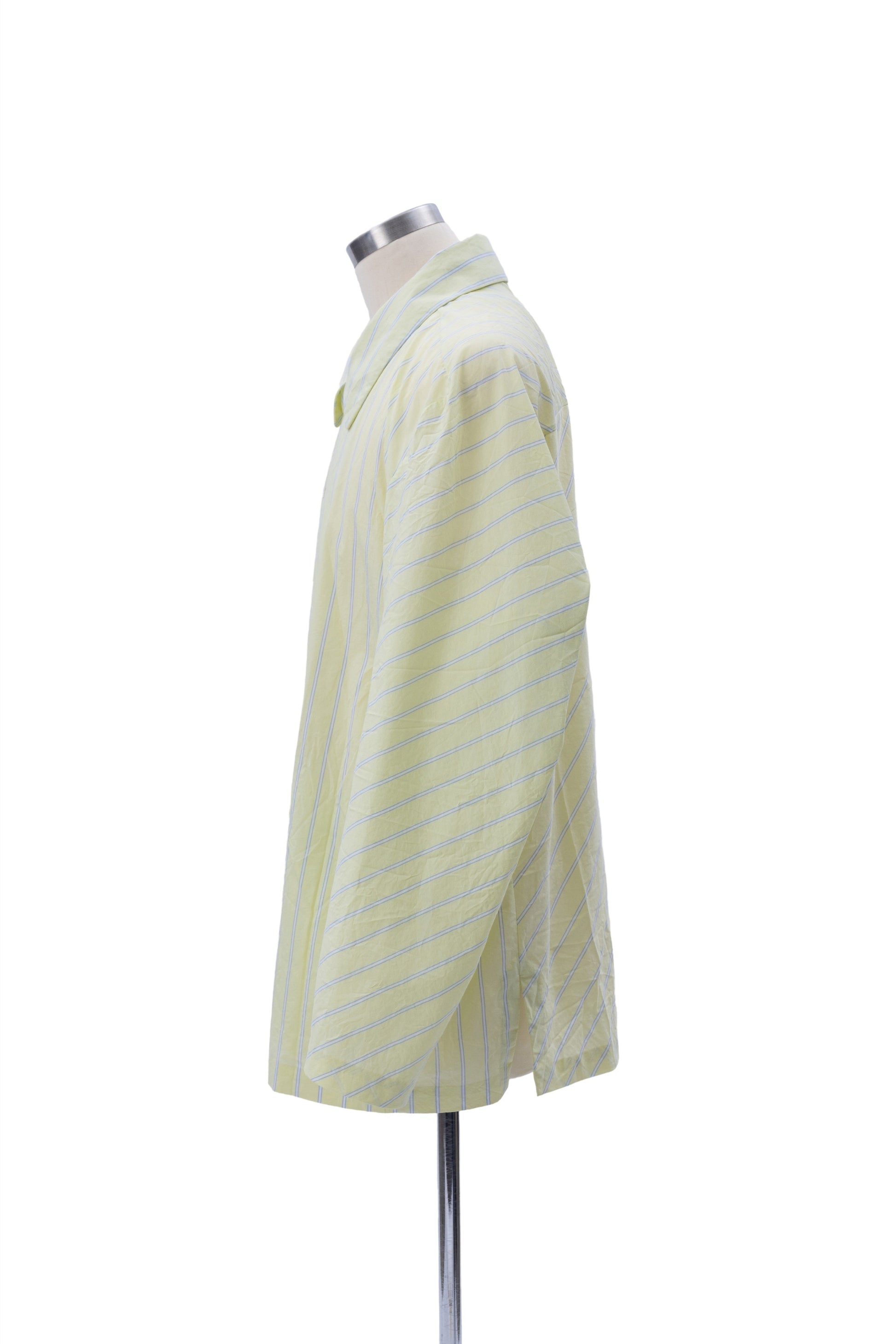 “Stripes-Play” Wrinkled Shirt Jacket - MH26AJK03B