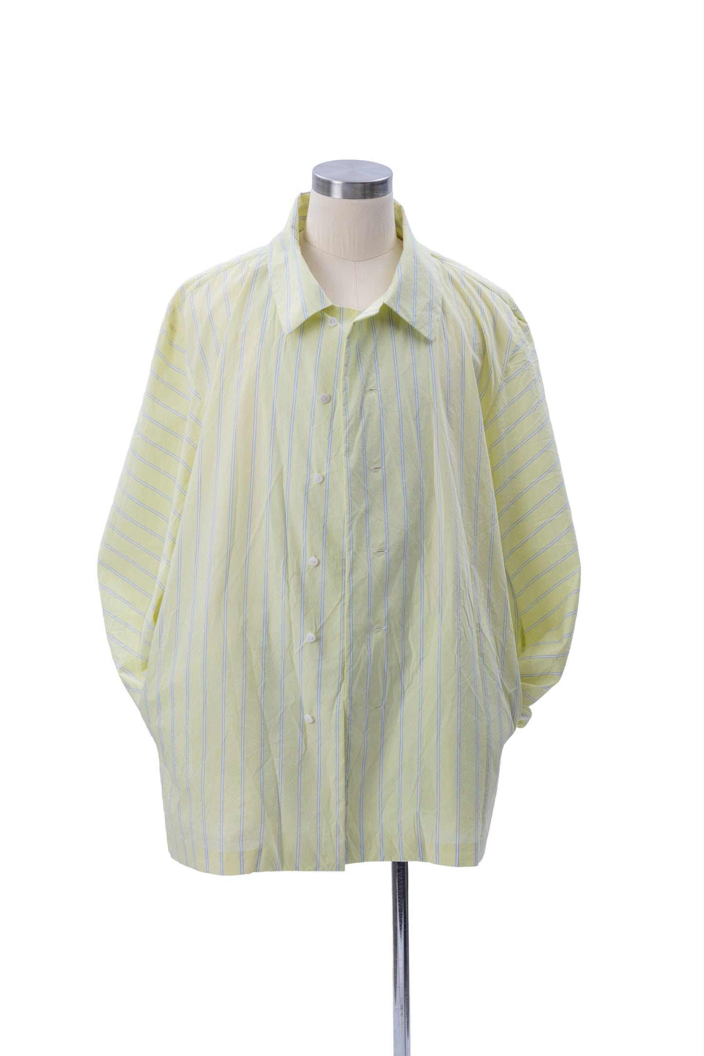 “Stripes-Play” Wrinkled Shirt Jacket - MH26AJK03B