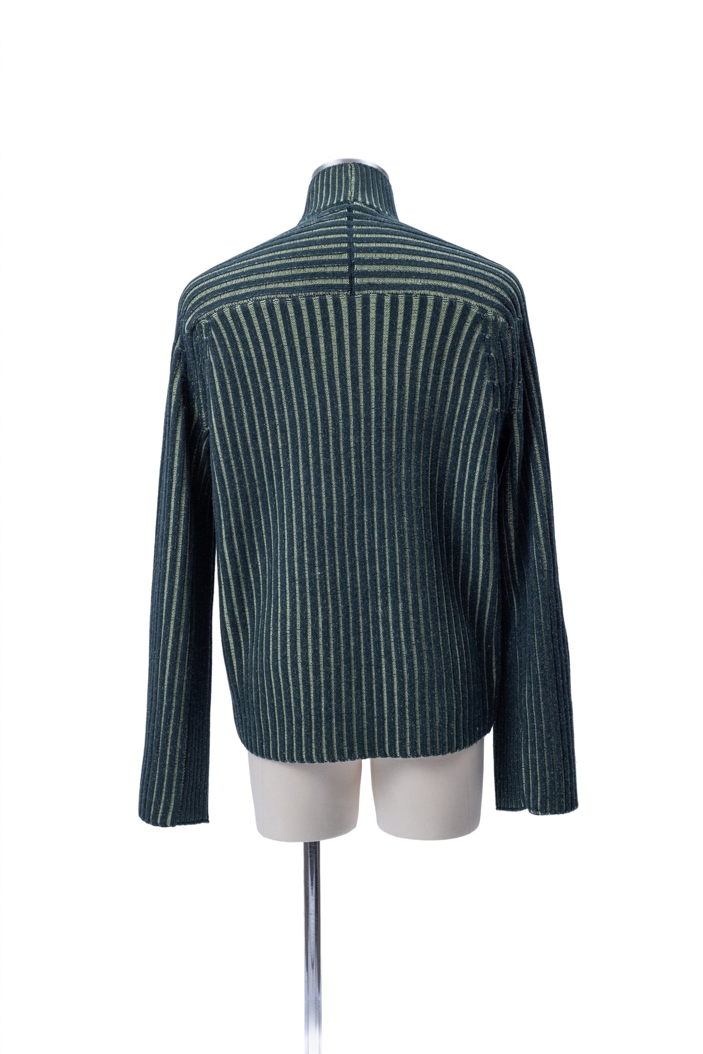 2-Tone Rib Turtle Neck Sweater - MH26AKS02
