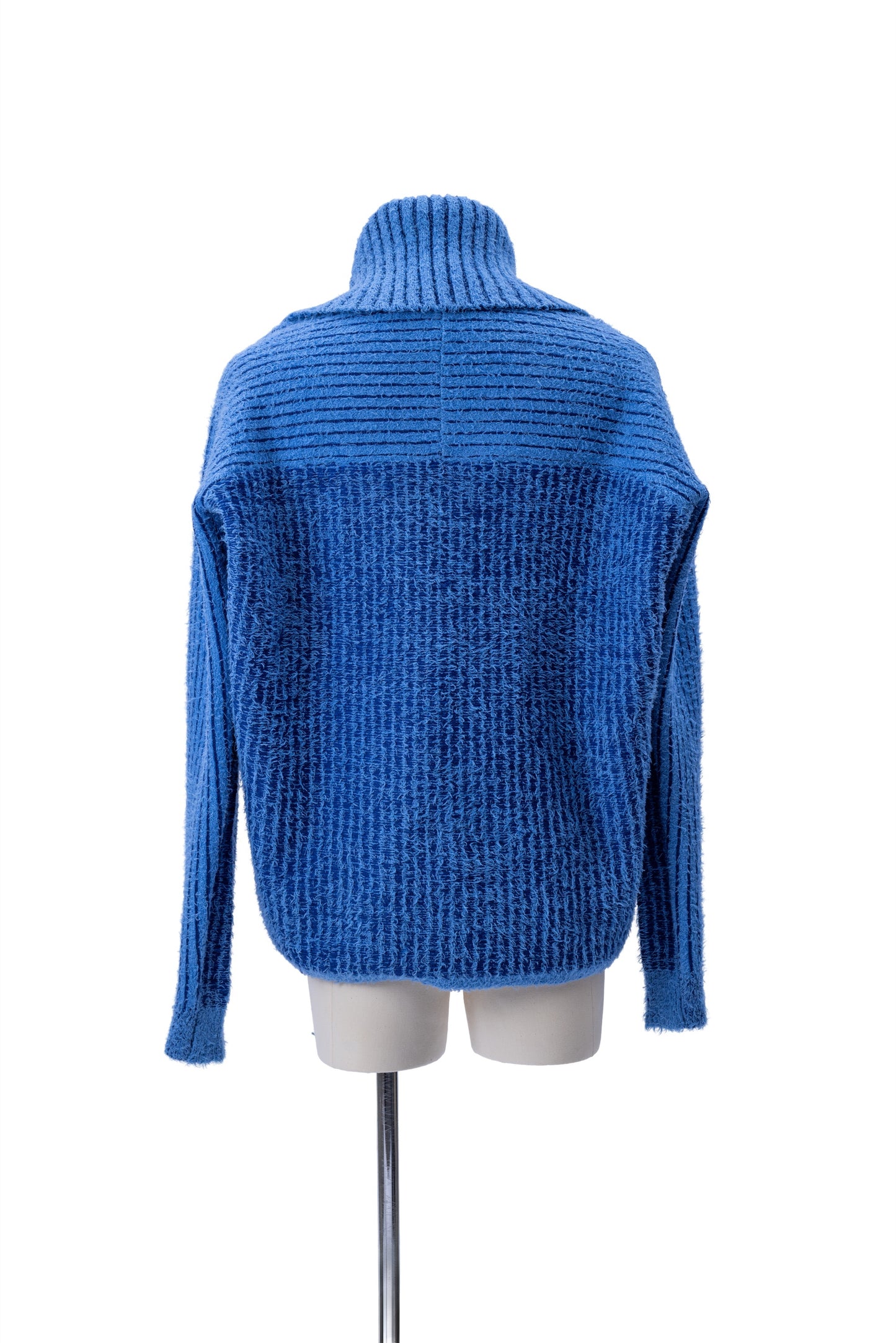 Mixed Texture Jacquard Knit Sweater - MH26AKS03A