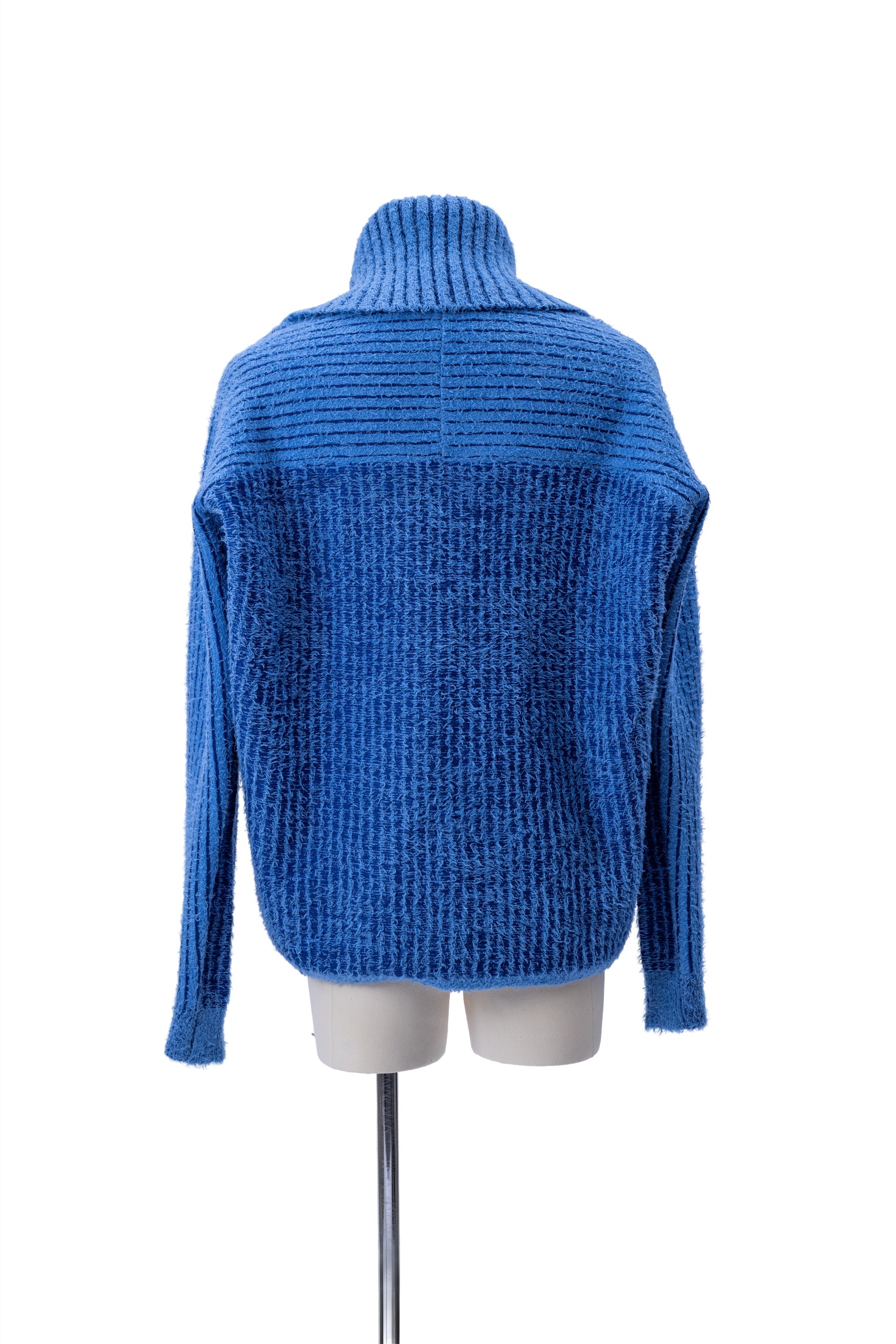 Mixed Texture Jacquard Knit Sweater - MH26AKS03A
