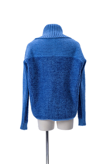 Mixed Texture Jacquard Knit Sweater - MH26AKS03A