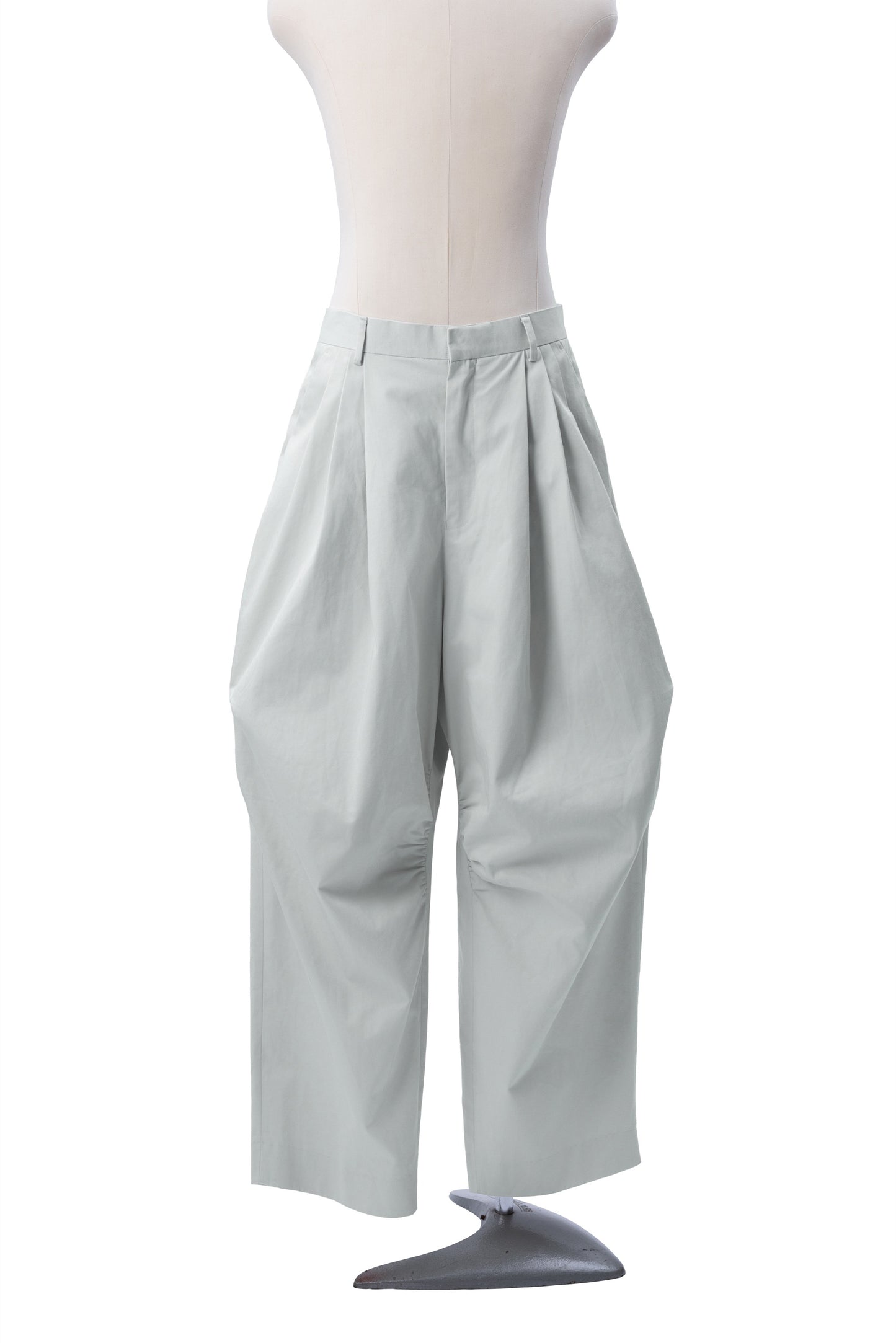Triple-Pleated Barrel Chinos - MH26AP01B