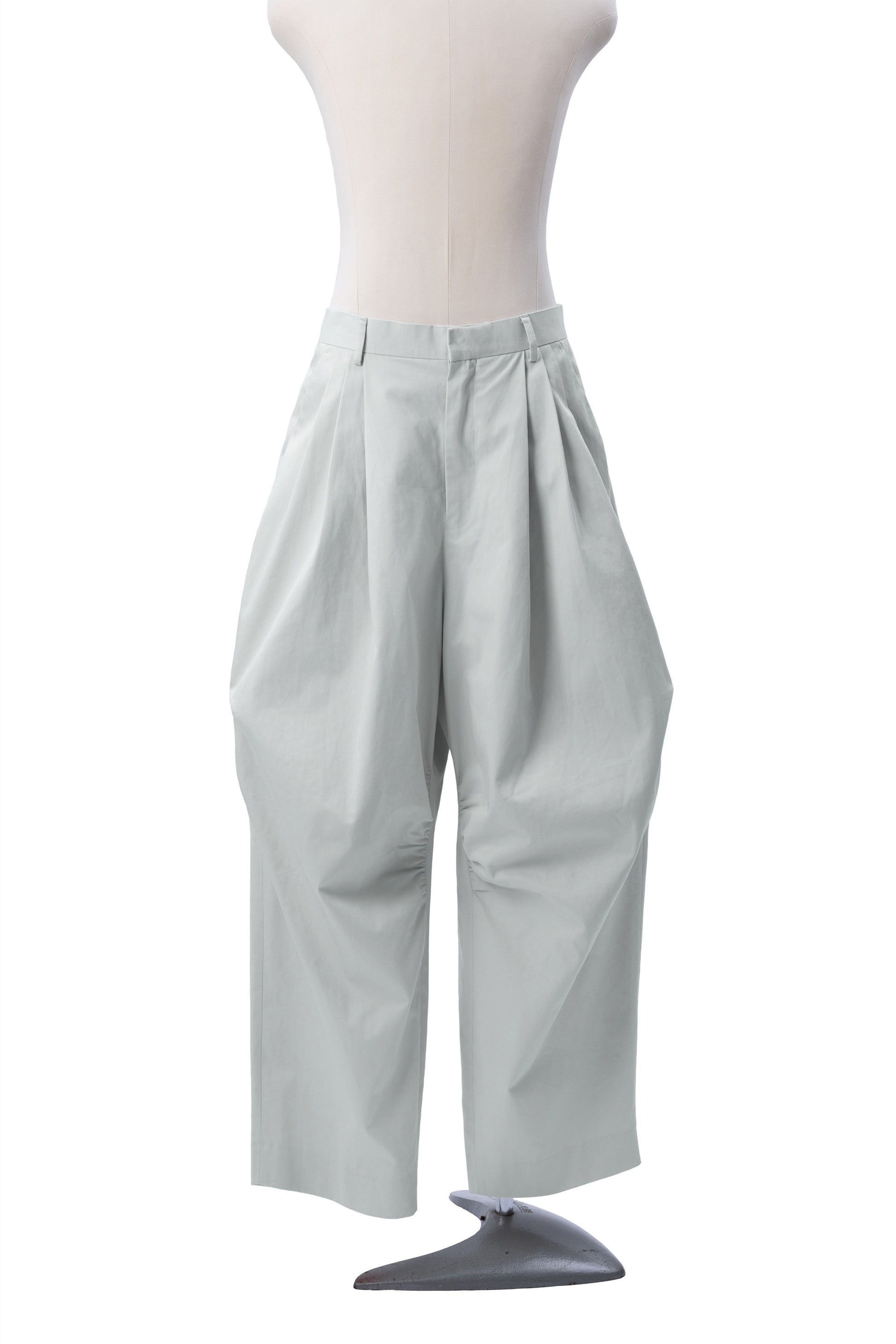 Triple-Pleated Barrel Chinos - MH26AP01B