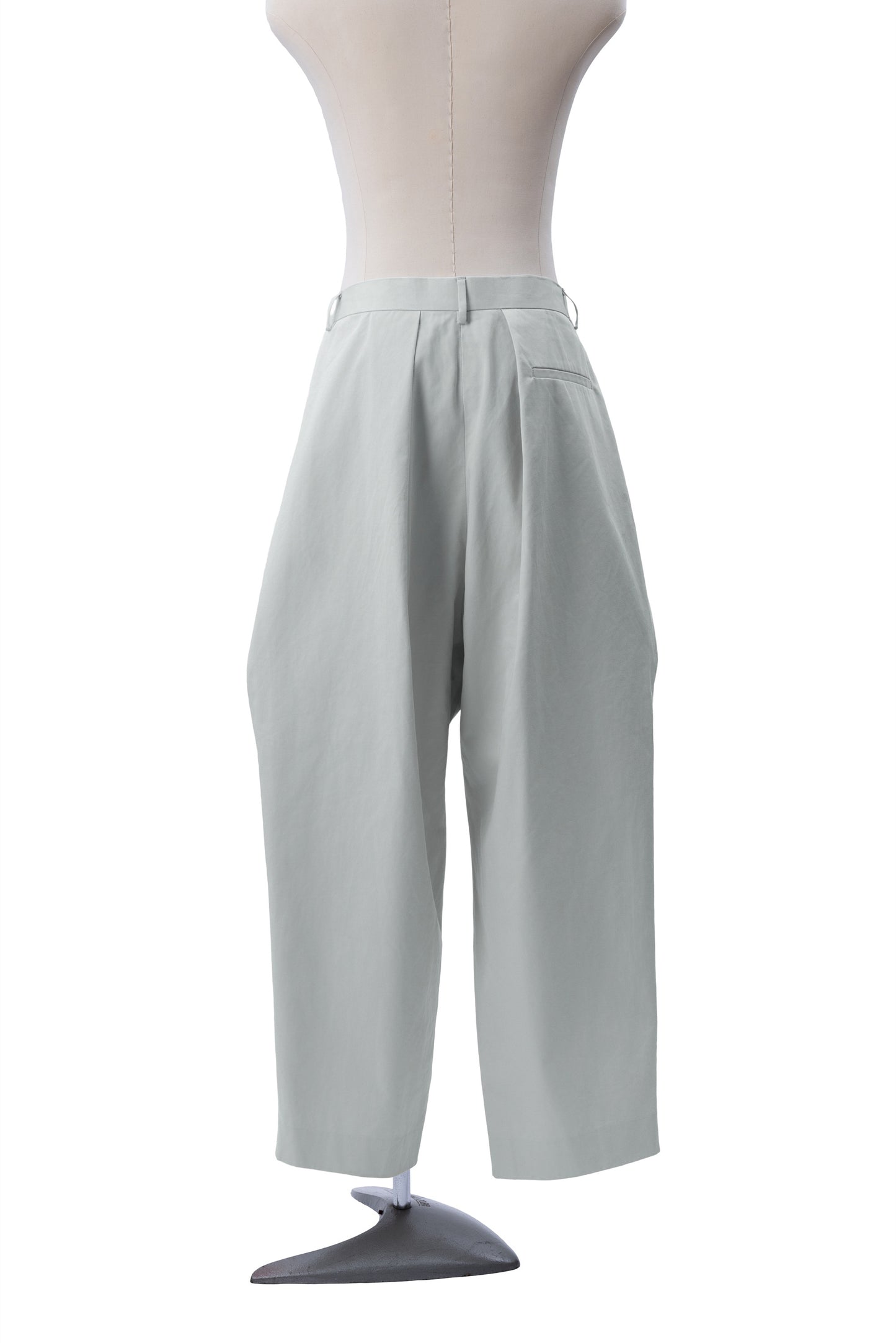 Triple-Pleated Barrel Chinos - MH26AP01B