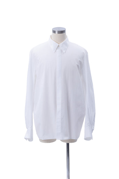 Thomas Mason Bias-Cut Sleeves Dress Shirt - MH26AST01B