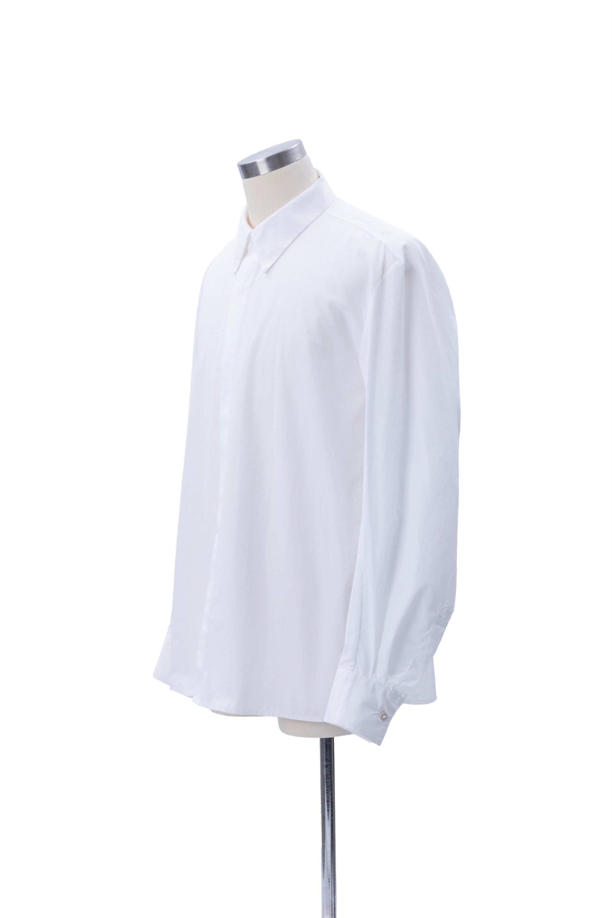 Thomas Mason Bias-Cut Sleeves Dress Shirt - MH26AST01B
