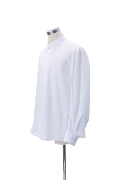 Thomas Mason Bias-Cut Sleeves Dress Shirt - MH26AST01B