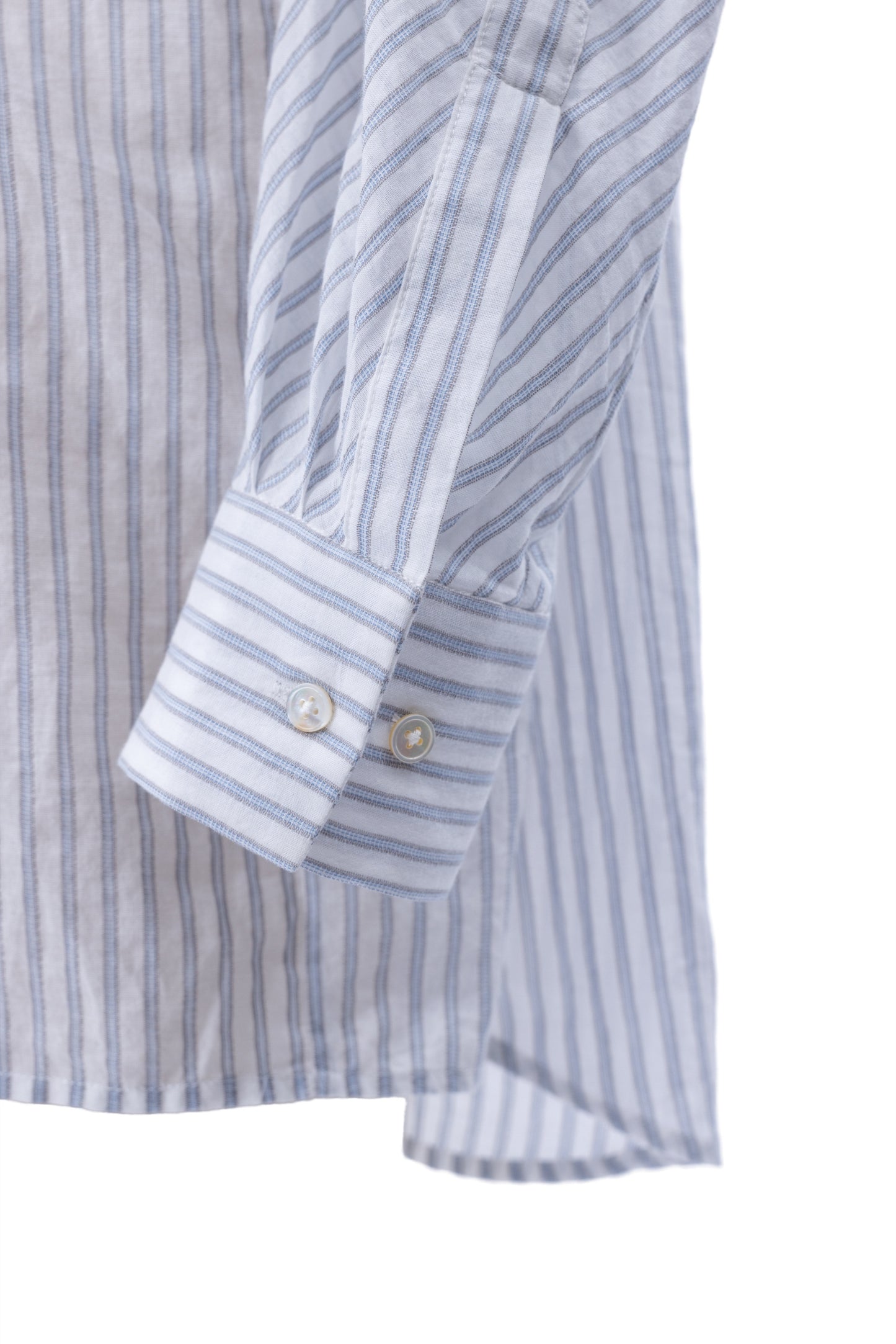 Bias-Cut Sleeves Collarless Shirt - MH26AST02A