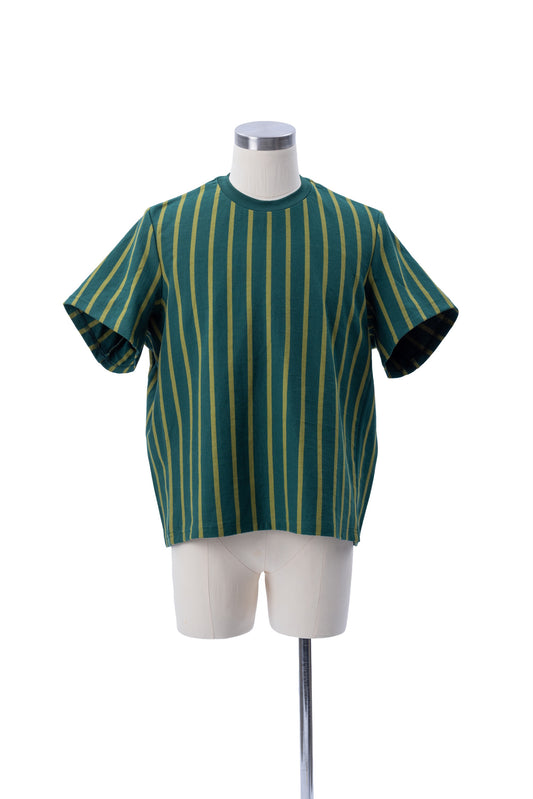 Vertical Stripes Short Sleeves Tee - MH26AT01B