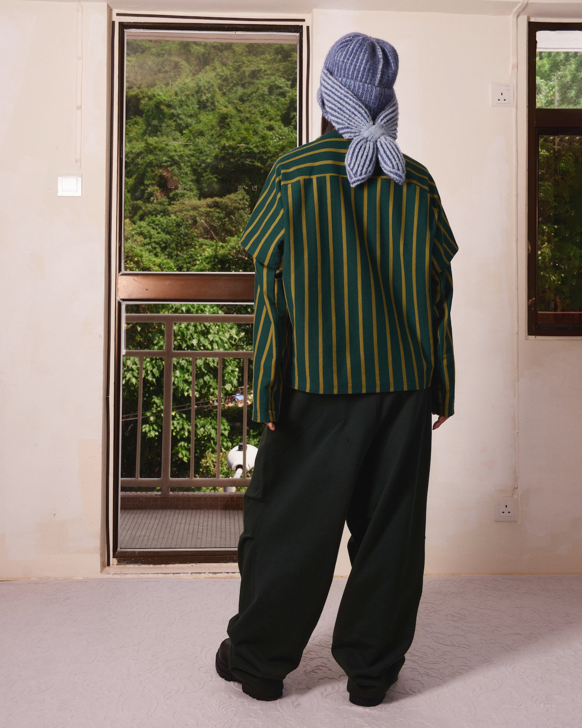 Vertical Stripes Long Sleeves Tee - MH26AT02B